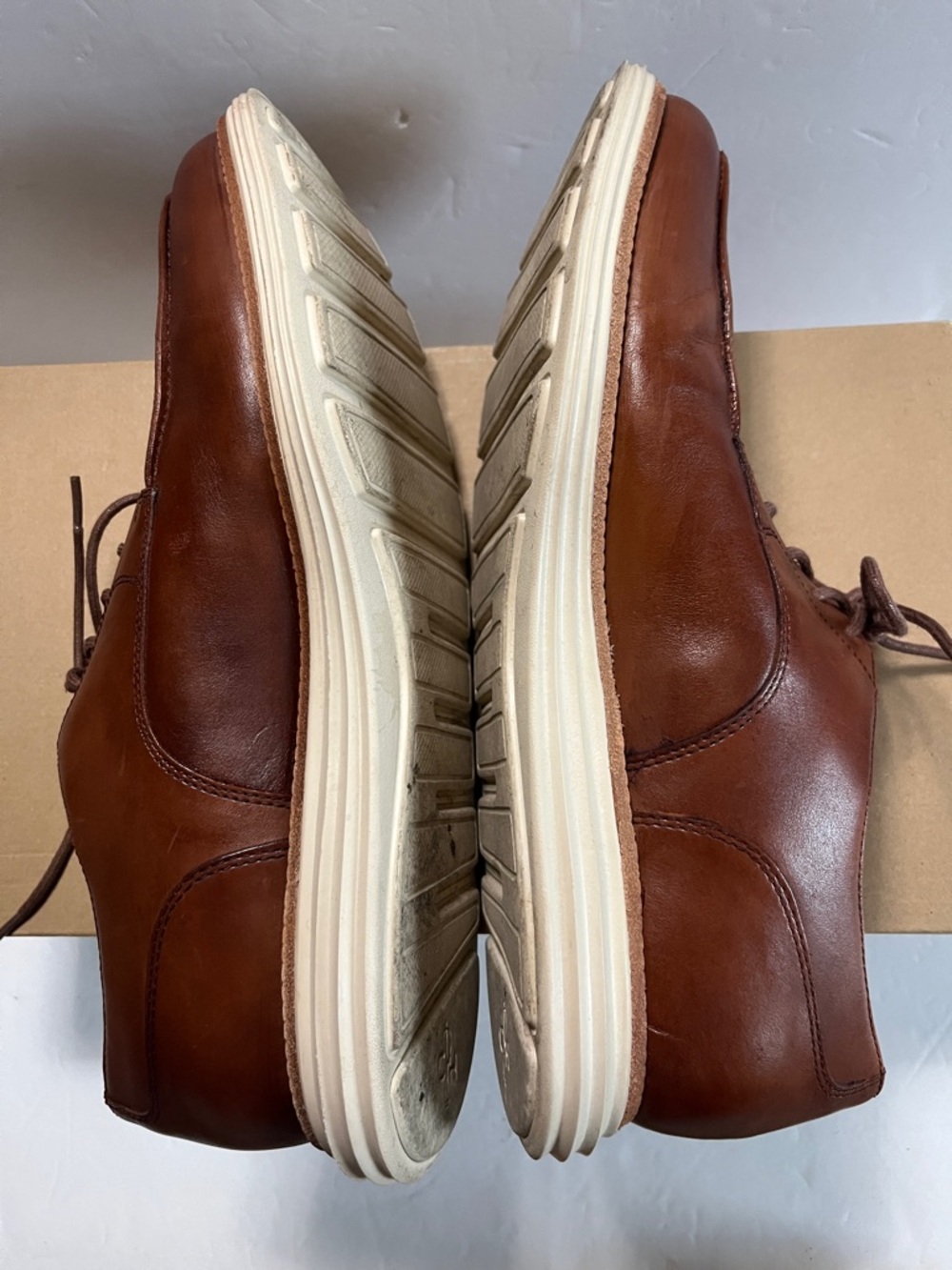 COLE HAAN 2012 Cole Haan LunarGrand Apron Oxford Derby Shoes/Woodbury 10.5M - Picture 7 of 11